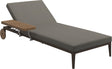 Gloster Grid Chaise longue Java Grade C (OP) Loom 3 castelrock 0205 