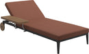 Gloster Grid Chaise longue Meteor Grade B (WR) Blend Clay 0143 