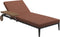 Gloster Grid Chaise longue Meteor Grade B (WR) Blend Clay 0143 