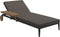 Gloster Grid Chaise longue Meteor Grade C (OP) Robben Charcoal 0083 