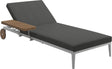 Gloster Grid Chaise longue White Grade B (WR) Blend Coal 0144 