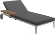 Gloster Grid Chaise longue White Grade B (WR) Cameron Anthracite 0001 