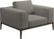 Gloster Grid Fauteuil club - Lounge Chair Java Grade C (OP) Robben Grey 0085 