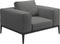 Gloster Grid Fauteuil club - Lounge Chair Meteor Grade B (WR) Blend Fog 0145 