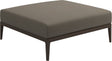 Gloster Grid Repose pieds - Tabouret Java Grade B (WR) Blend Latte 0203 