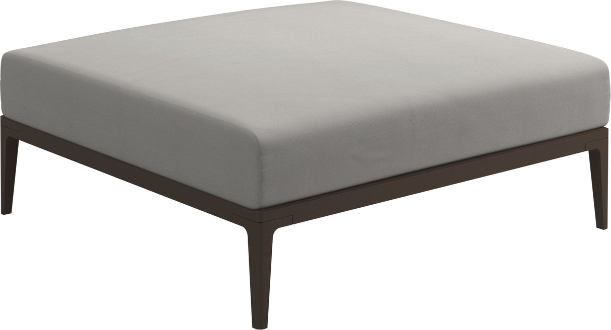 Gloster Grid Repose pieds - Tabouret Java Grade B (WR) Blend Linen 0146 