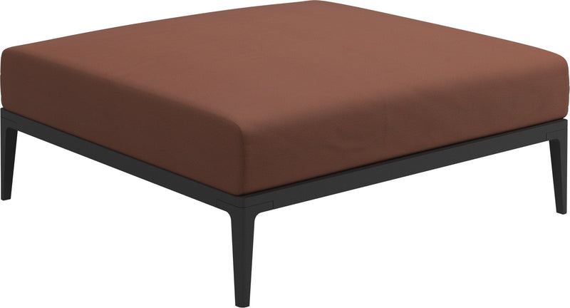 Gloster Grid Repose pieds - Tabouret Meteor Grade B (WR) Blend Clay 0143 