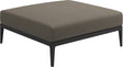 Gloster Grid Repose pieds - Tabouret Meteor Grade B (WR) Blend Latte 0203 