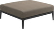 Gloster Grid Repose pieds - Tabouret Meteor Grade B (WR) Blend Sand 0147 