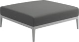 Gloster Grid Repose pieds - Tabouret White Grade B (WR) Blend Fog 0145 