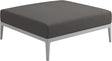 Gloster Grid Repose pieds - Tabouret White Grade B (WR) Cameron Granite 0050 