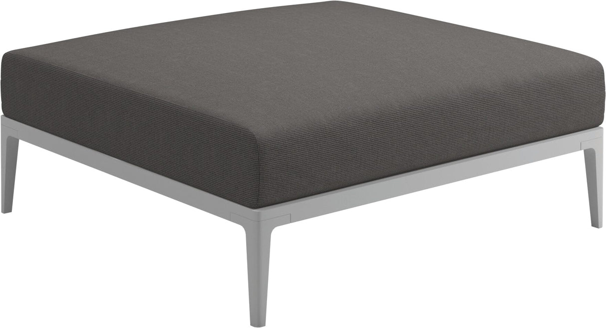 Gloster Grid Repose pieds - Tabouret White Grade B (WR) Cameron Granite 0050 