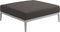 Gloster Grid Repose pieds - Tabouret White Grade C (OP) Robben Charcoal 0083 