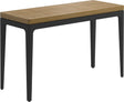 Gloster Grid Small Console Table - 103x40cm h:63cm - Teak Top Meteor / Teak 