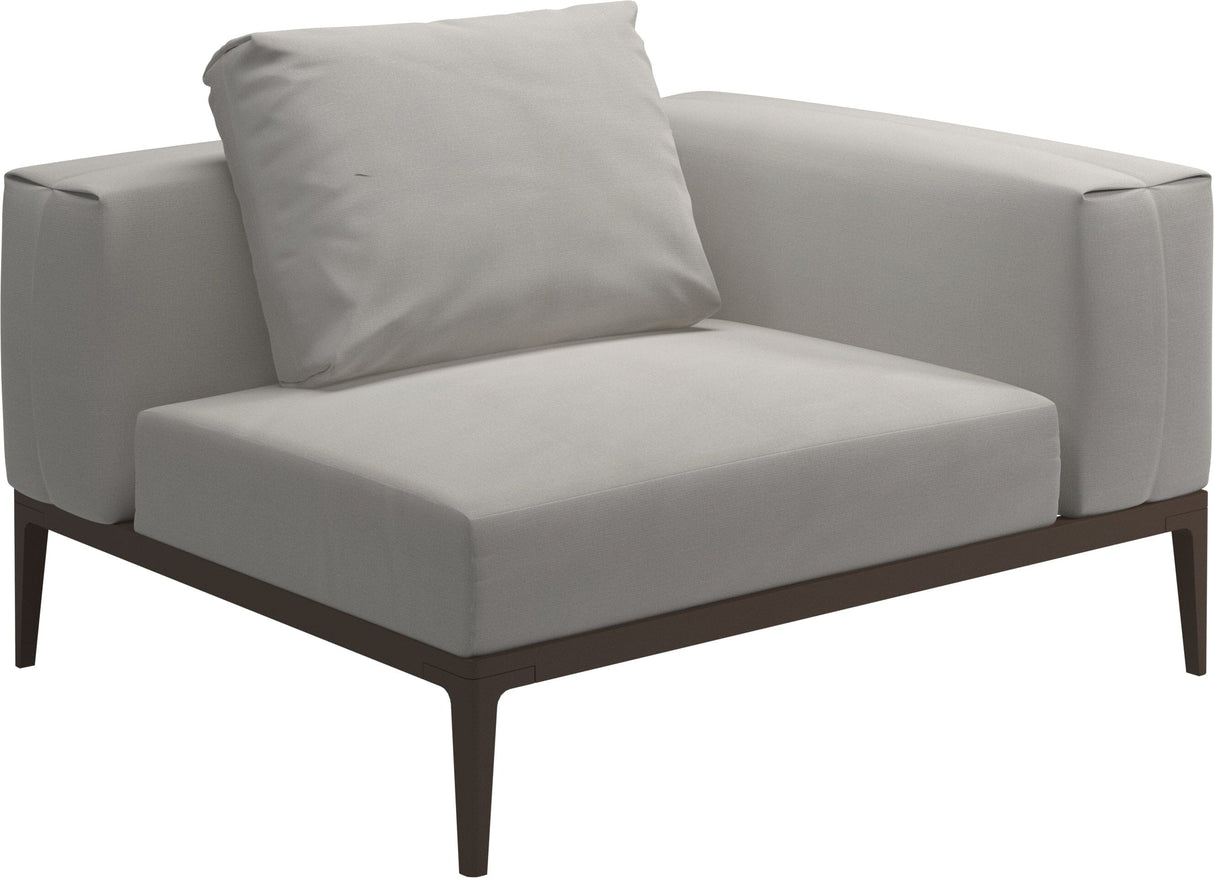 Gloster Grid Small Corner Unit Java Grade B (WR) Blend Linen 0146 