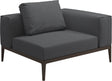 Gloster Grid Small Corner Unit Java Grade B (WR) Cameron Anthracite 0001 