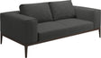 Gloster Grid Sofa Java Grade B (WR) Blend Coal 0144 