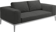 Gloster Grid Sofa White Grade B (WR) Blend Coal 0144 