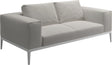 Gloster Grid Sofa White Grade B (WR) Blend Linen 0146 