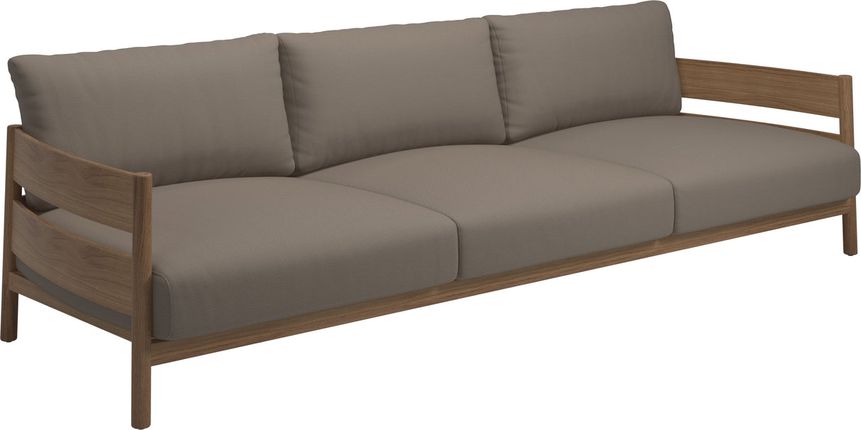 Gloster Haven Canapé 3 places Teck Grade D (ST) Ravel Dune 0118 
