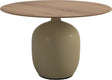 Gloster Kasha Table repas ronde Ø120cm Sand 
