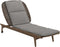Gloster Kay Chaise longue Brindle Grade B (OP) Fife Canvas Grey 0032 