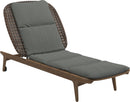 Gloster Kay Chaise longue Brindle Grade C (OP) Lopi Charcoal 0132 
