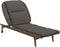 Gloster Kay Chaise longue Brindle Grade C (OP) Robben Charcoal 0083 