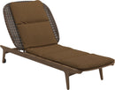 Gloster Kay Chaise longue Brindle Grade D (ST) Wave Russet 0127 
