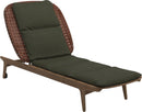 Gloster Kay Chaise longue Copper Grade B (OP) Fife Olive 0041 
