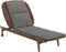 Gloster Kay Chaise longue Copper Grade B (OP) Fife Rainy Grey 0044 