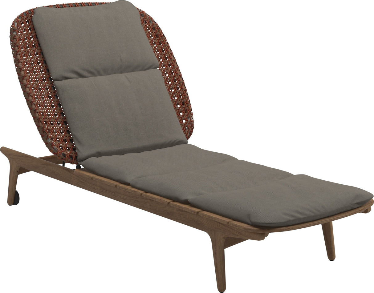 Gloster Kay Chaise longue Copper Grade B (OP) Fife Vesterhav Sand 0048 