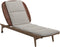 Gloster Kay Chaise longue Copper Grade C (OP) Lopi Marble 0134 