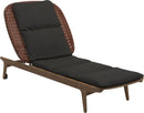 Gloster Kay Chaise longue Copper Grade D (ST) Ravel Sable 0120 