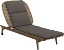 Gloster Kay Chaise longue Harvest Grade C (OP) Robben Charcoal 0083 