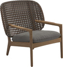 Gloster Kay Fauteuil club - Lounge Chair Bas dossier Brindle Grade B (OP) Fife Rainy Grey 0044 