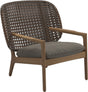 Gloster Kay Fauteuil club - Lounge Chair Bas dossier Brindle Grade B (OP) Fife Vesterhav Sand 0048 