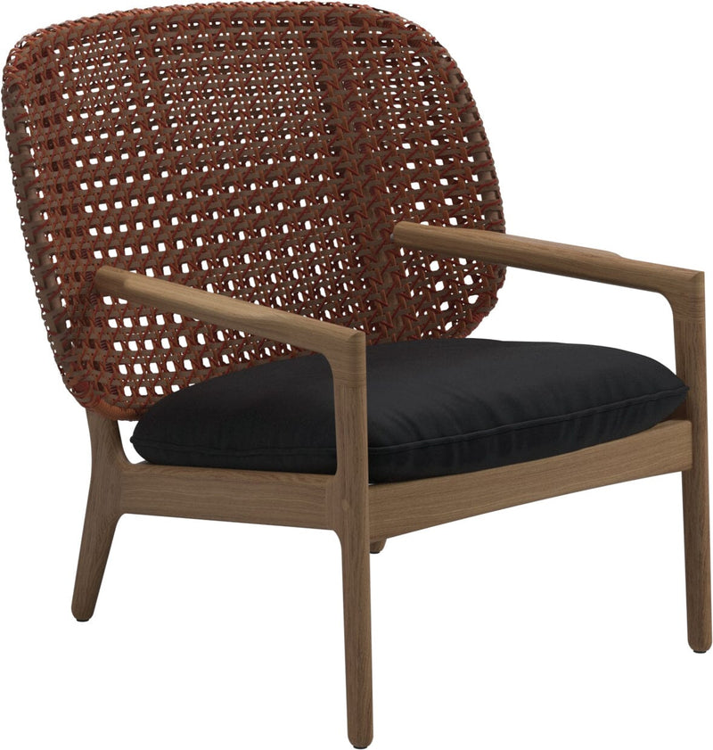 Gloster Kay Fauteuil club - Lounge Chair Bas dossier Copper 