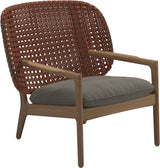 Gloster Kay Fauteuil club - Lounge Chair Bas dossier Copper Grade B (OP) Fife Vesterhav Sand 0048 