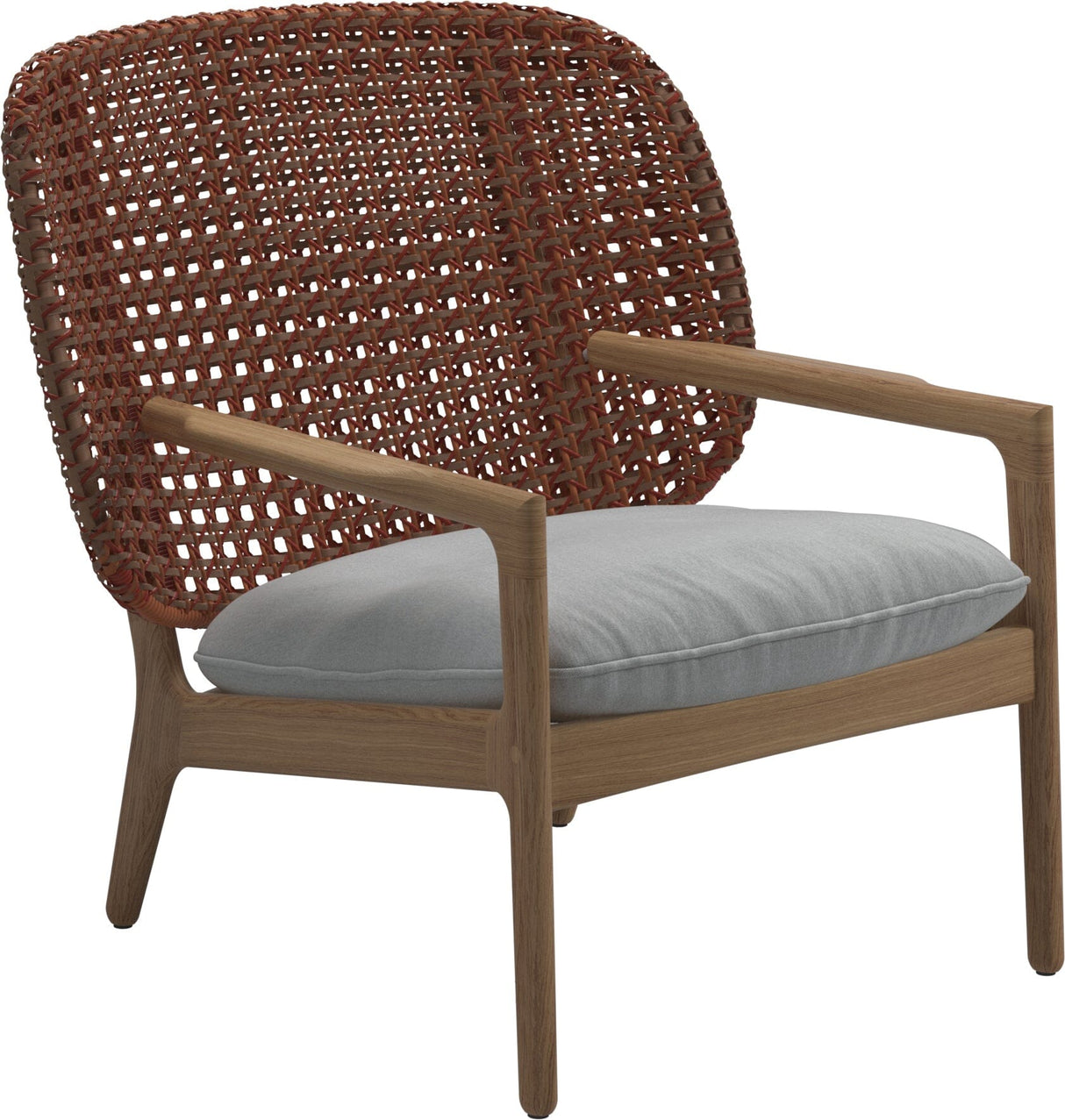 Gloster Kay Fauteuil club - Lounge Chair Bas dossier Copper Grade D (ST) Tuck Dust 0158 
