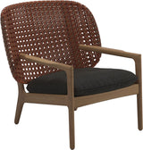 Gloster Kay Fauteuil club - Lounge Chair Bas dossier Copper Grade D (ST) Tuck Sable 0123 
