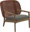 Gloster Kay Fauteuil club - Lounge Chair Bas dossier Copper Grade D (ST) Tuck Truflfle 0124 