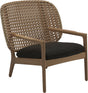 Gloster Kay Fauteuil club - Lounge Chair Bas dossier Harvest Grade B (OP) Fife Granite 0034 
