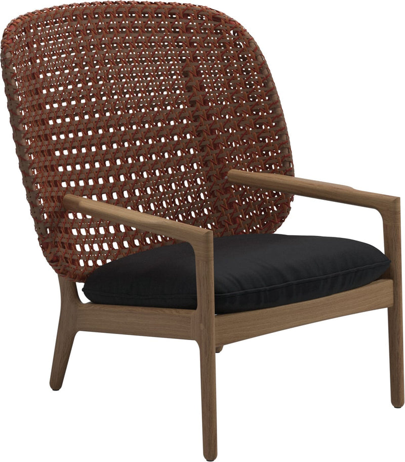 Gloster Kay Fauteuil club - Lounge Chair Haut dossier Copper 