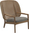 Gloster Kay Fauteuil club - Lounge Chair Haut dossier Harvest Grade D (ST) Dot Nimbus 0116 