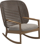 Gloster Kay High Back Rocking Chair Brindle Grade D (ST) Wave Buff 0125 