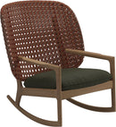 Gloster Kay High Back Rocking Chair Copper Grade B (OP) Fife Olive 0041 
