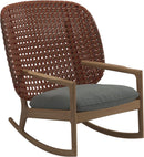 Gloster Kay High Back Rocking Chair Copper Grade C (OP) Lopi Charcoal 0132 