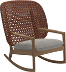 Gloster Kay High Back Rocking Chair Copper Grade D (ST) Tuck Malt 0122 