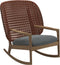 Gloster Kay High Back Rocking Chair Copper Grade D (ST) Wave Gravel 0159 